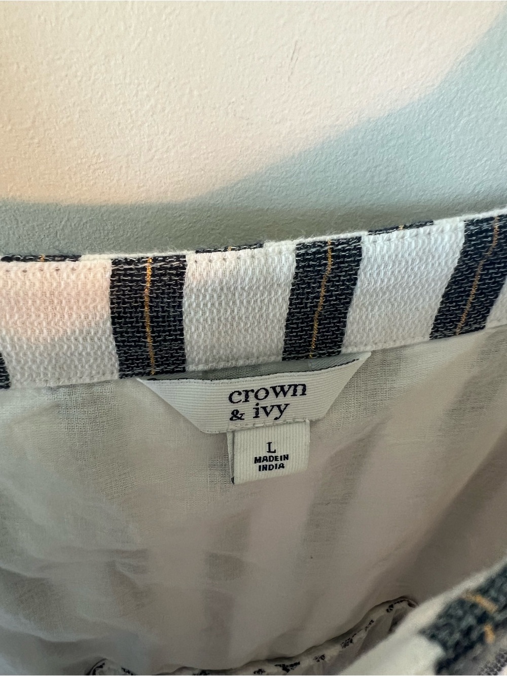 Crown & Ivy Women's Sleeveless Yarn Dyed Maxi Dress 99% Cotton - Picture 5 of 11